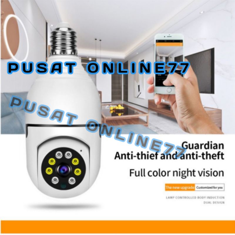 IP CAMERA CCTV V380Pro speed dome PTZ lampu mini