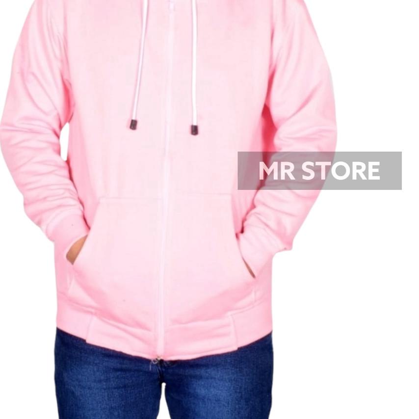 BISA COD ✔️JAKET HOODIE ZIPPER JAKET POLOS SWEATER POLOS RESLETING PRIA WANITA UNISEX M L XL XXL MIN