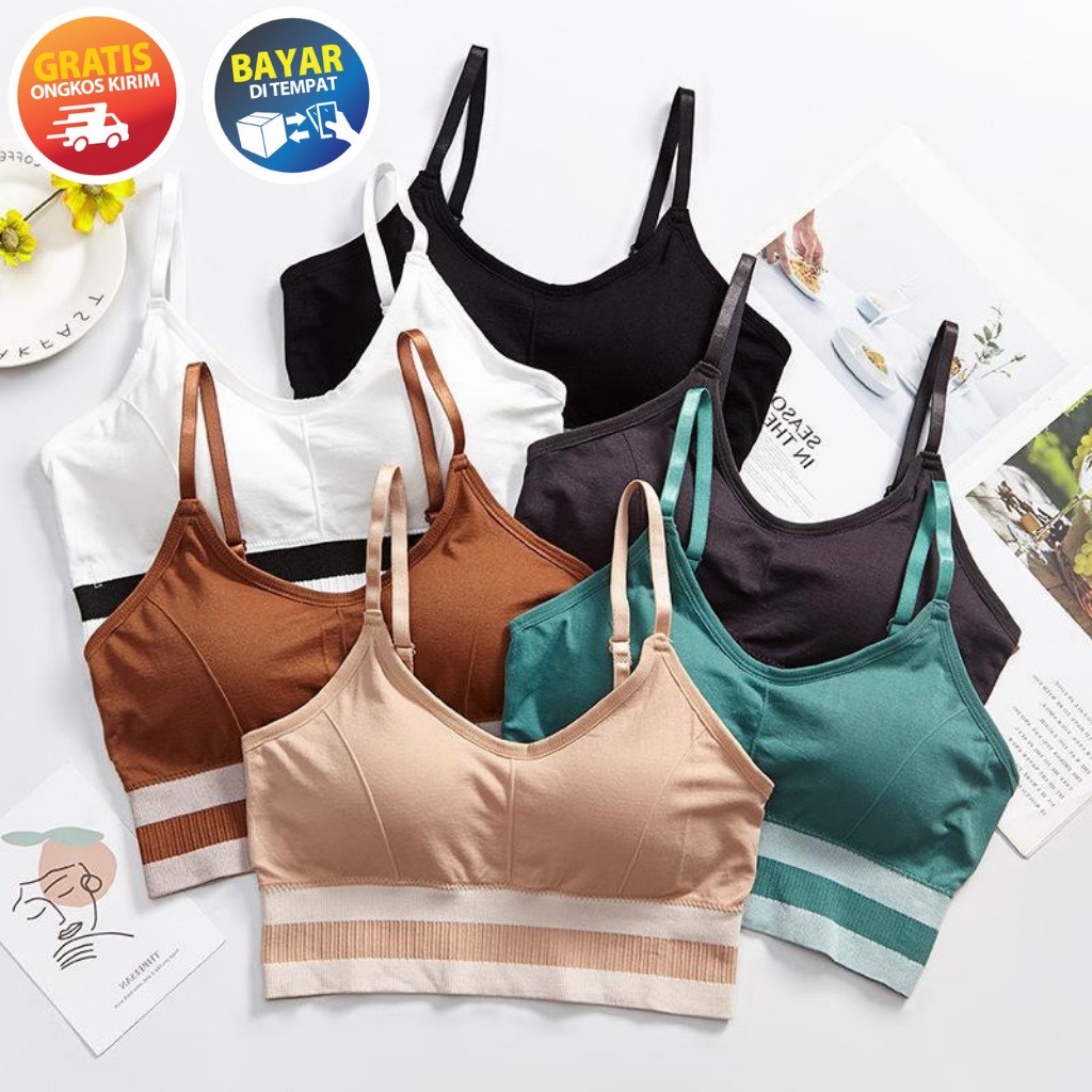 MIKADO - OT312 BRA WANITA BH WANITA SPORT BRA PAKAIAN DALAM WANITA OLAHRAGA SPORTS BRA BRA PUSH UP