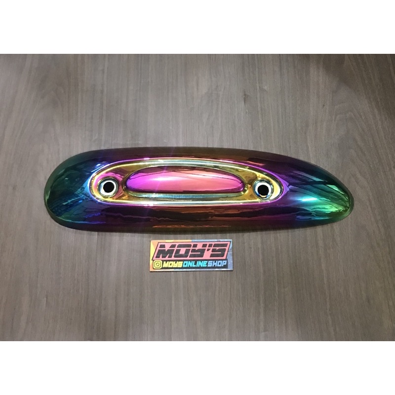 COVER TAMENG KNALPOT SCOOPY RAINBOW HENG ORIGINAL