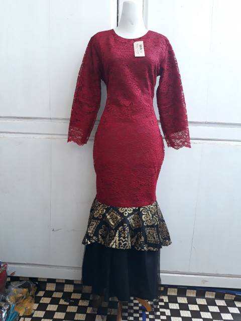 GROSIR COUPLE GAMIS MERMAID  KEMEJA PENDEK