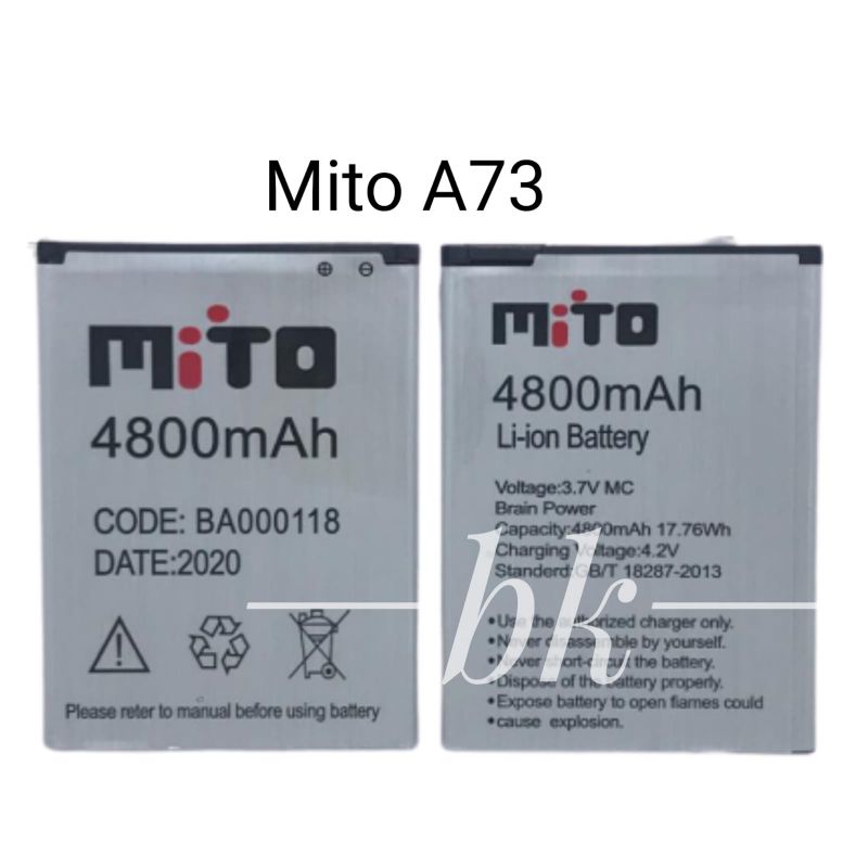 Baterai Batre Hp Mito A73 Batere Mito BA000118 Battery