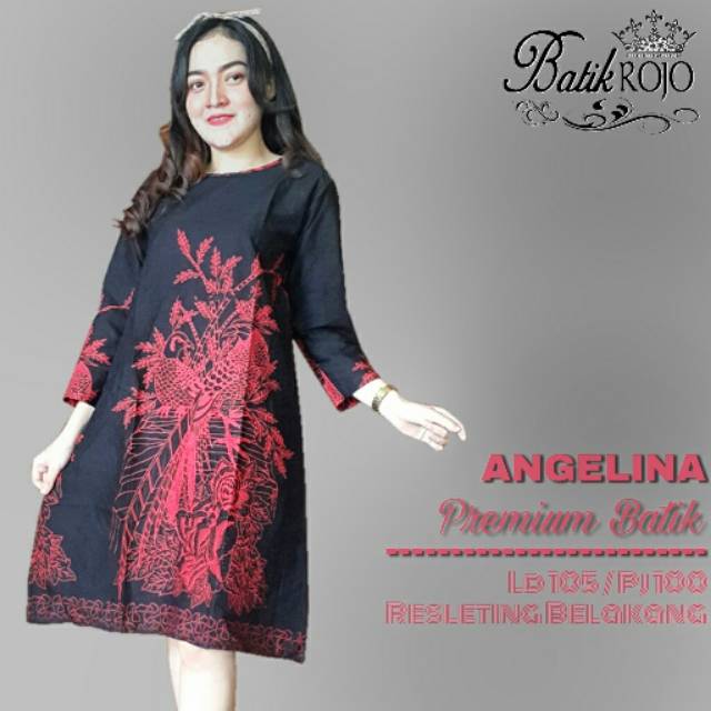 Angelina dress / mini dress batik / tunik batik