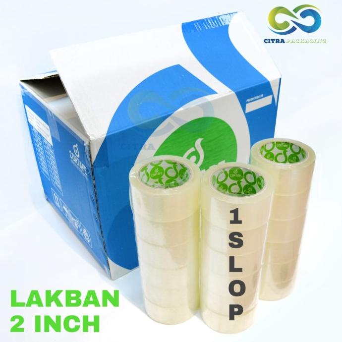 

Lakban 2 inch - 48 mm x 90 Yard - isi 6 pcs