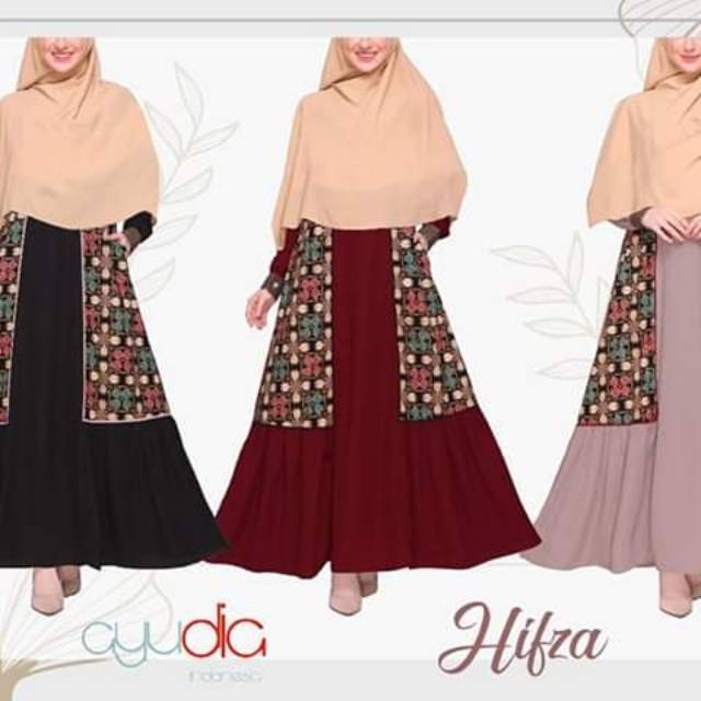 Gamis batik Hifza dress by Ayudia