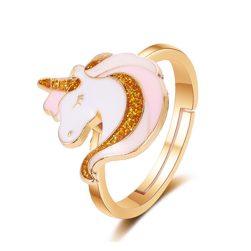 Kalung / Gelang / Cincin Unicorn Lucu 2020 Perhiasan Kartun Baru Aksesori Gadis Fashion