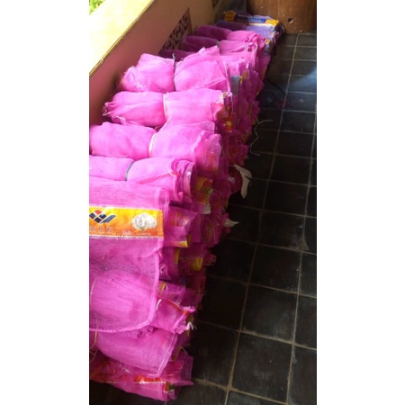 ISI 10 brongsong kelengkeng karung waring karung bekas bawang putih fruit cover 40*80