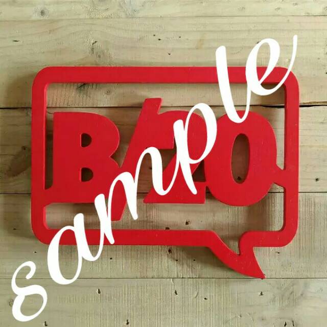 Nomor Rumah Dari Kayu Jati Unik