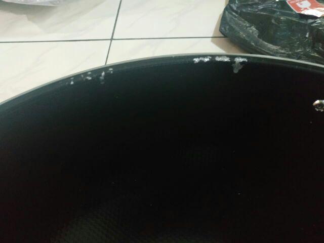 Wajan Enamel Kuping Warna Hitam Uk 34inch