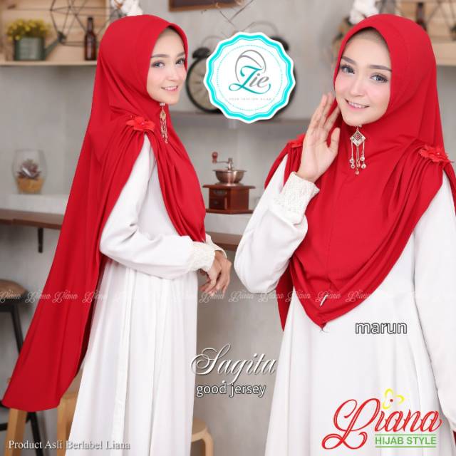 Liana hijab instan jersey
