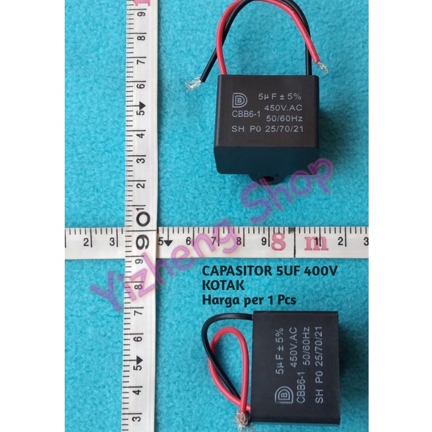CAPASITOR 5UF 400V KOTAK