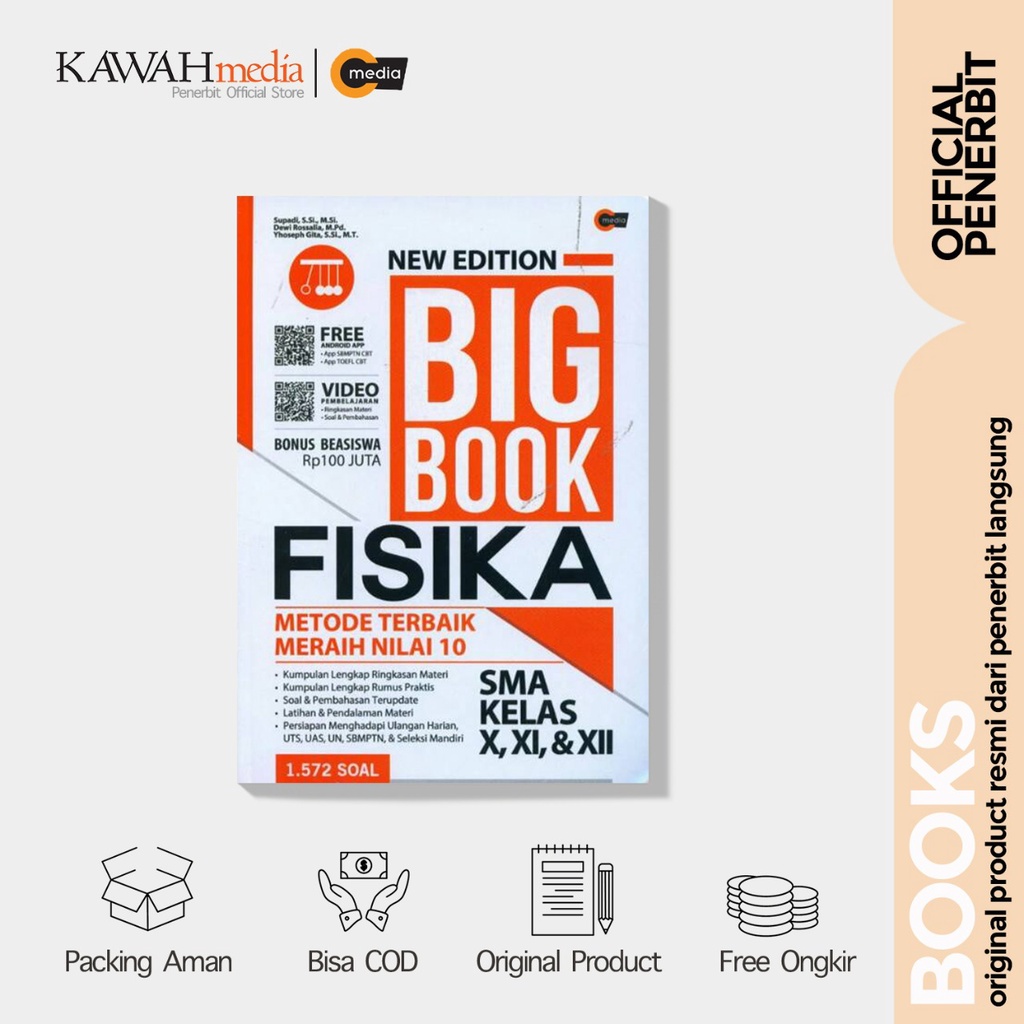 Buku Penunjang Pelajaran - New Edition Big Book Fisika SMA Kelas X, XI &XII - Cmedia