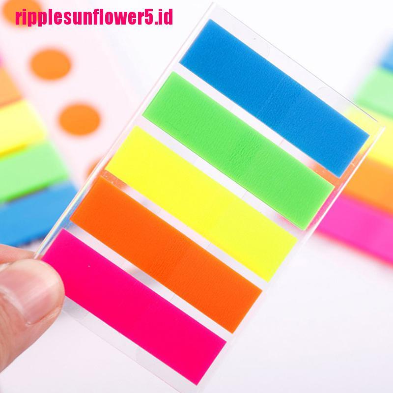 100 Lembar Sticky Notes Warna Fluorescent