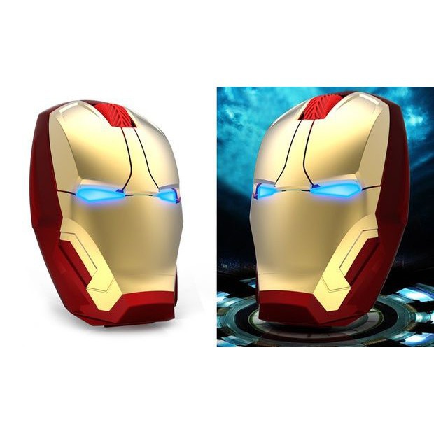 Grab medan TaffWare Mouse Wireless Optical Iron Man 2.4Ghz - GFSK-M8