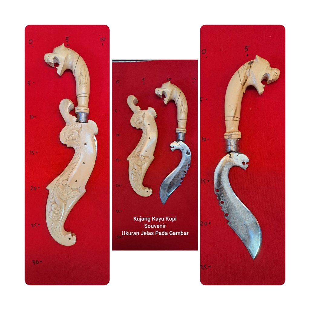 Kujang Tradisional Tanggung dan Kayu kopi