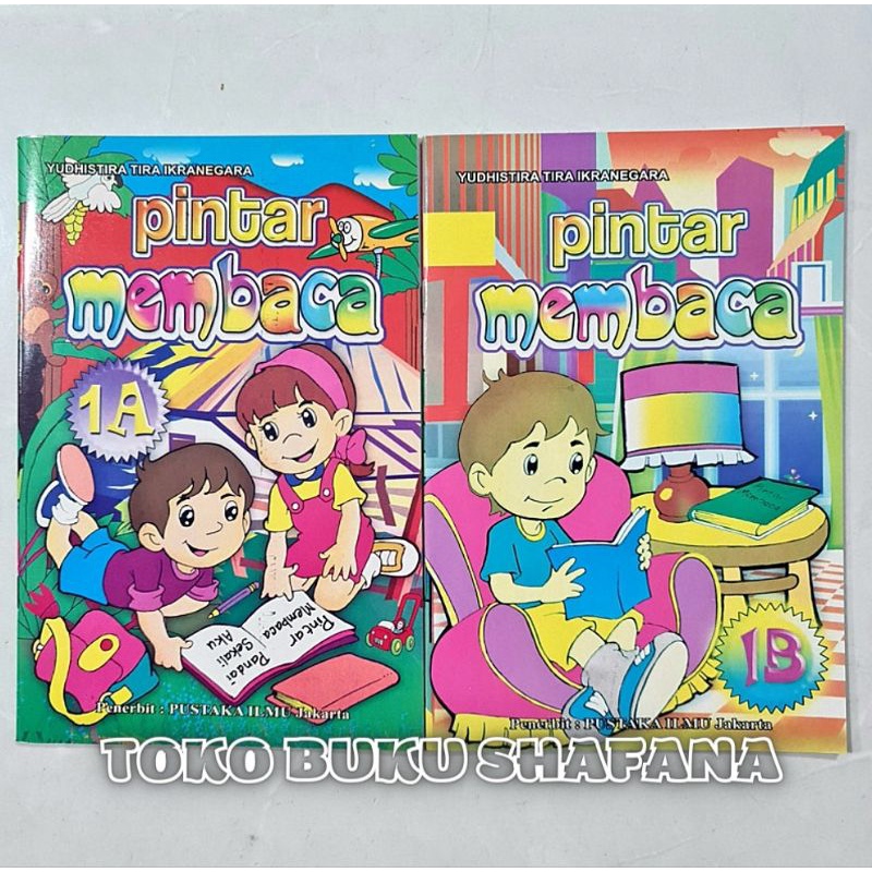 HARGA 2 BUKU : Pintar Membaca 1A &amp; 1B Untuk Anak TK dan SD Kelas 1 Sampai 2