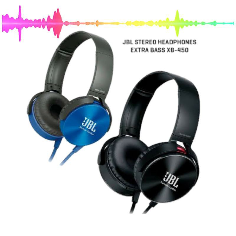 HEADSET JBL T450 - HEADPHONE BANDO JBL T450 SUPER EXTRA BASS