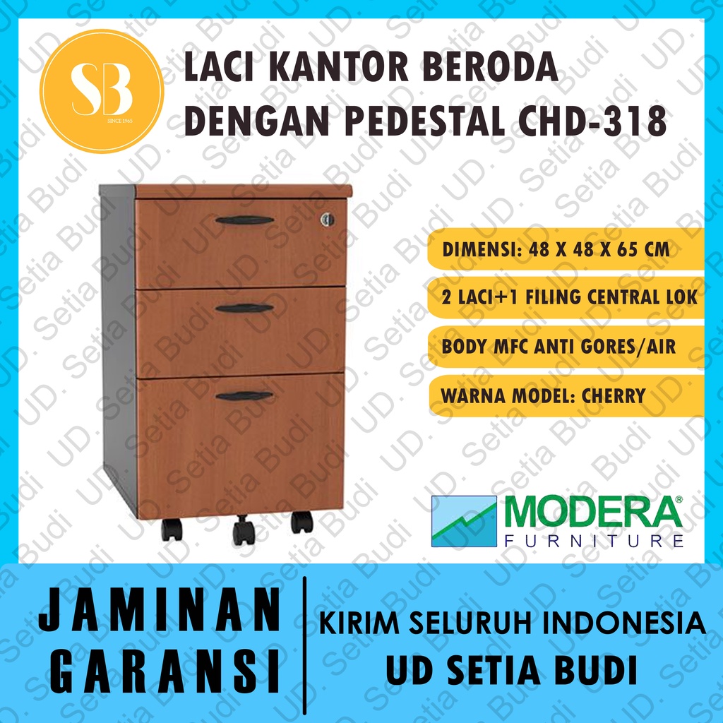 Laci Kantor Pedestal Beroda + Central Lock Modera CMD 318 C-Class