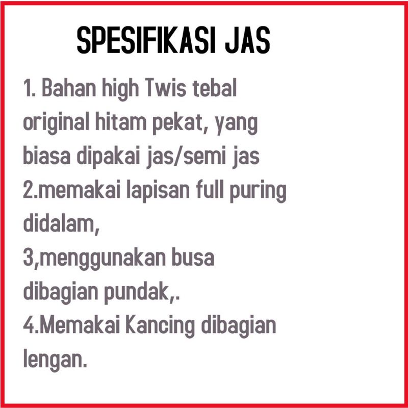 Jas Formal Pria / Jas Wisuda / Jas Slimfit / Jas Nikah