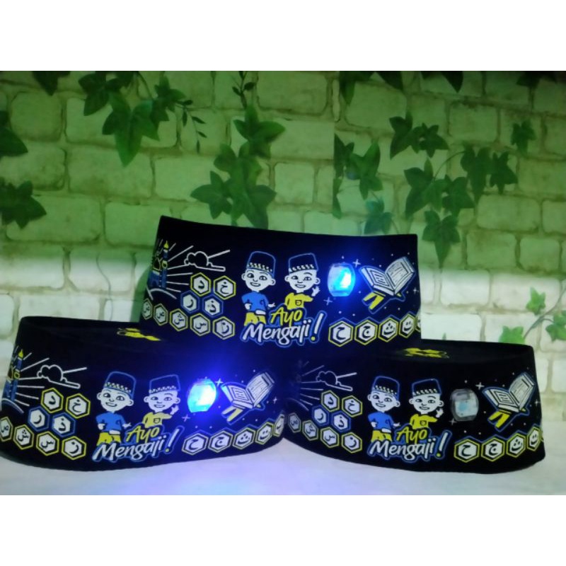 peci led anak/PECI ANAK KARAKTER/PECI SONGKOK LED ANAK