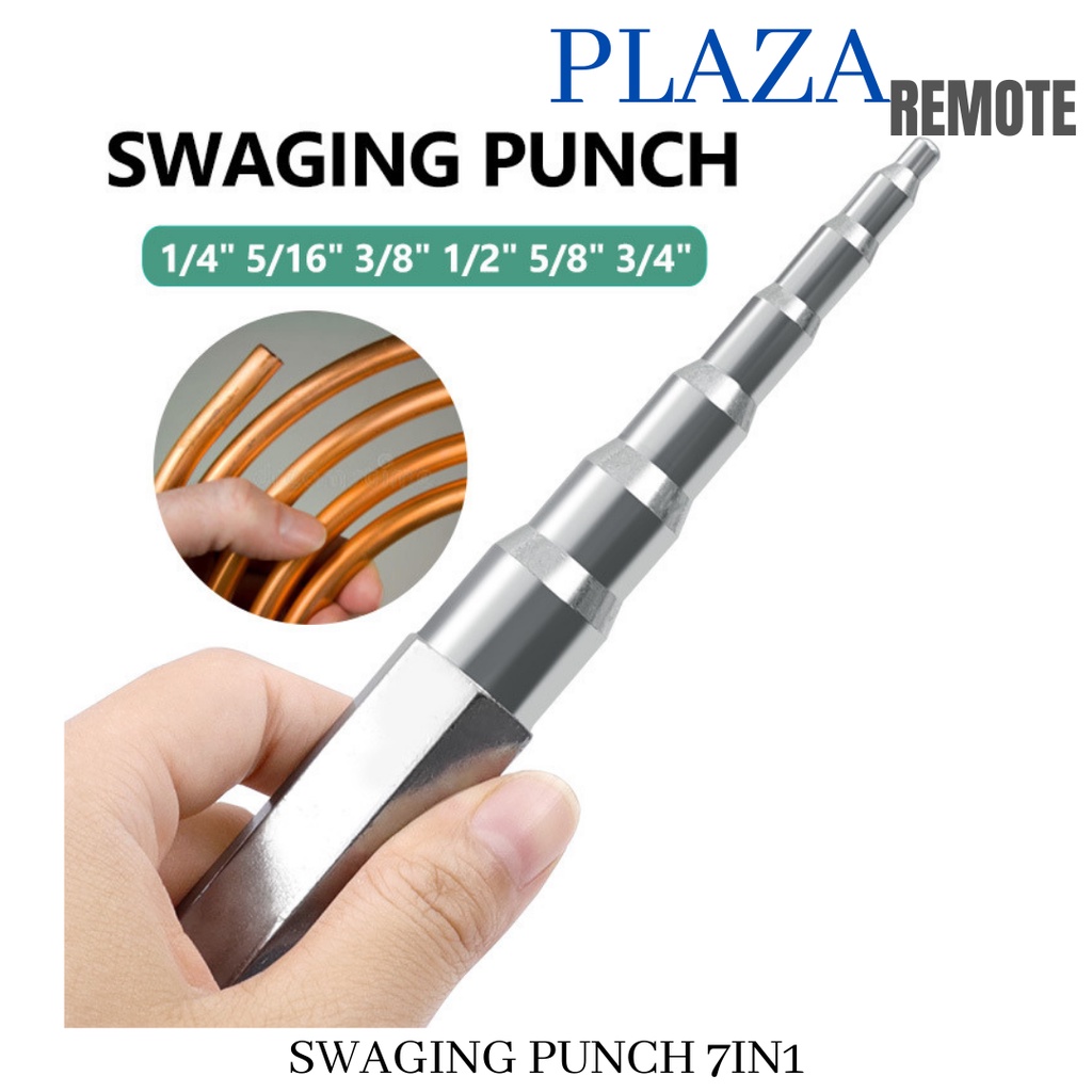 Alat Pelubang pengembang Pipa Tembaga Lunak 6 In 1 swaging punch