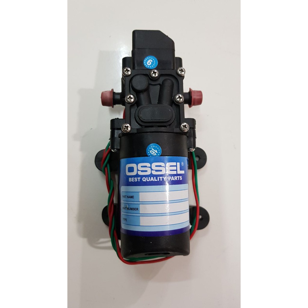 OSSEL Pompa Air Dinamo Sprayer Elektrik 12v DC Minum Water Pump 70 Psi
