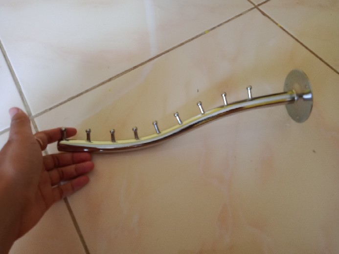 Hanger Suling Belalai Tembok 9 Titik