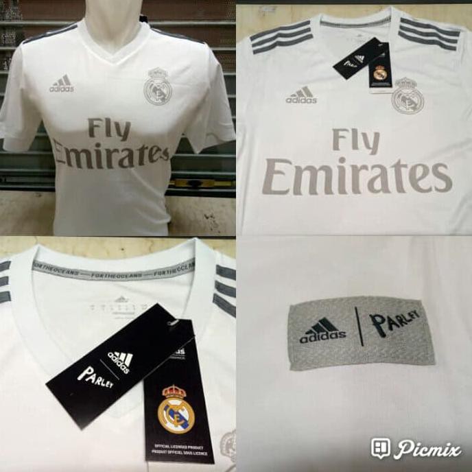 PR00M00 JERSEY BOLA REAL MADRID PARLEY 2018/2019 GRADE ORI MURAH