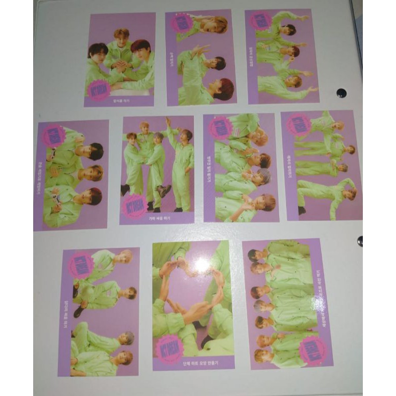 GAME CARD SEASON GREETINGS NCT DREAM 2021 PHOTOCARD PC SET UNIT GROUP GAMECARD SG21