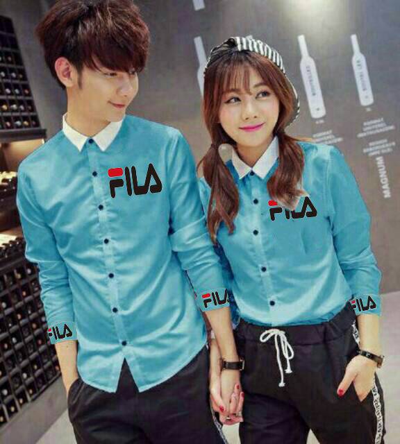 COUPLE KEMEJA FL / KEMEJA COWOK DAN CEWEK