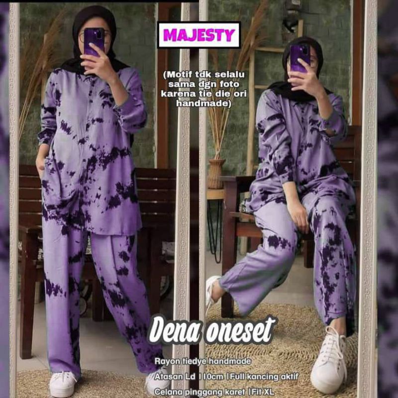 [BISA COD] 1 kg muat 3 pcs//setelan tie dye awan lengan panjang/one set salur/set  tie dye ngan panjang/setelan tie dye lengan panjang/fasion wanita terlaris