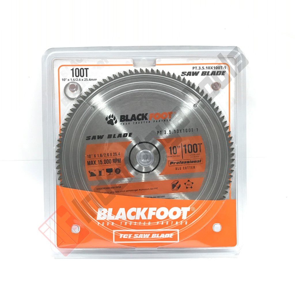 BLACKFOOT Circular Saw Blade 10 Inch - Mata Potong Alumunium Kayu Sirkel