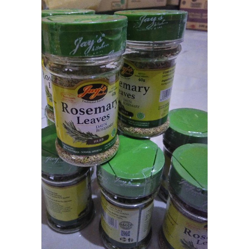 

Jay's Rosemary Leaves (daun rosemary) murah packing ori 40gr