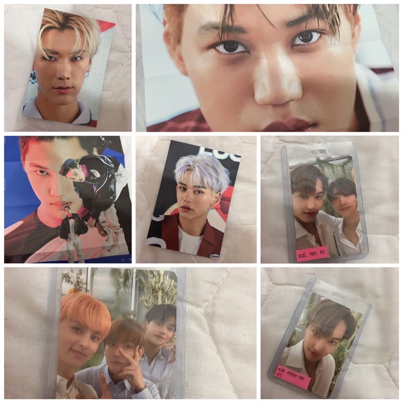 SuperM Postcard/Photocard - Official from album super one korea ver(Kai Baekhyun Ten Mark Lucas)
