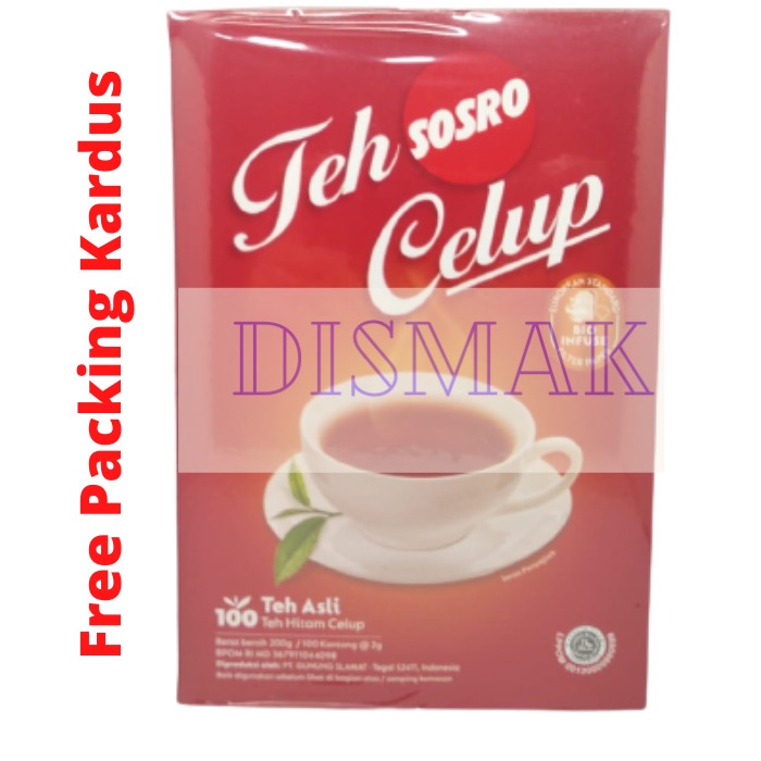 

TEH-DAUN- TEH SOSRO CELUP BLACK TEA (ISI 100) -DAUN-TEH.