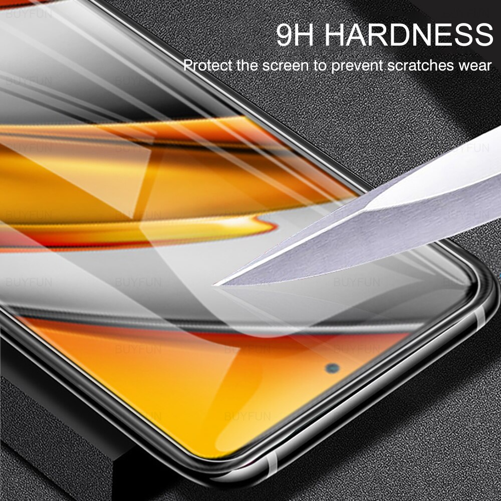 PAKET Tempered Glass Layar Clear + Tempered Glass Camera Xiaomi Poco F3 2021