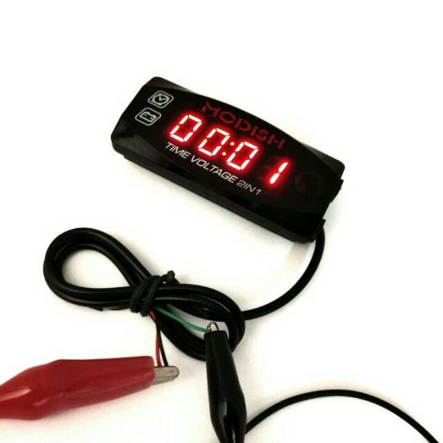 TIME VOLTAGE 2IN1 VOLTMETER 2IN1WATERPROOF MODISH