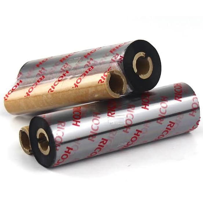 Ribbon Barcode Ricoh B115W Wax 110mm x 74m Face Out