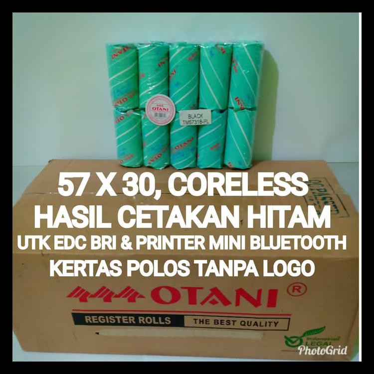 

Thermal Paper Kertas Struk Semua Edc 57X30,Isi 10Roll Bermutu