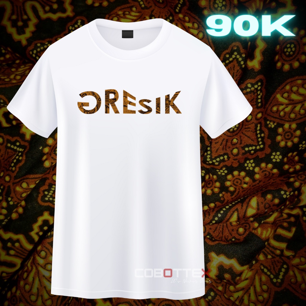 KAOS SABLON/KAOS KASUAL TYPOGRAFI/KAOS PUTIH LENGAN PENDEK/SABLON LASER DIGITAL A4/BAHAN SABLON BISA