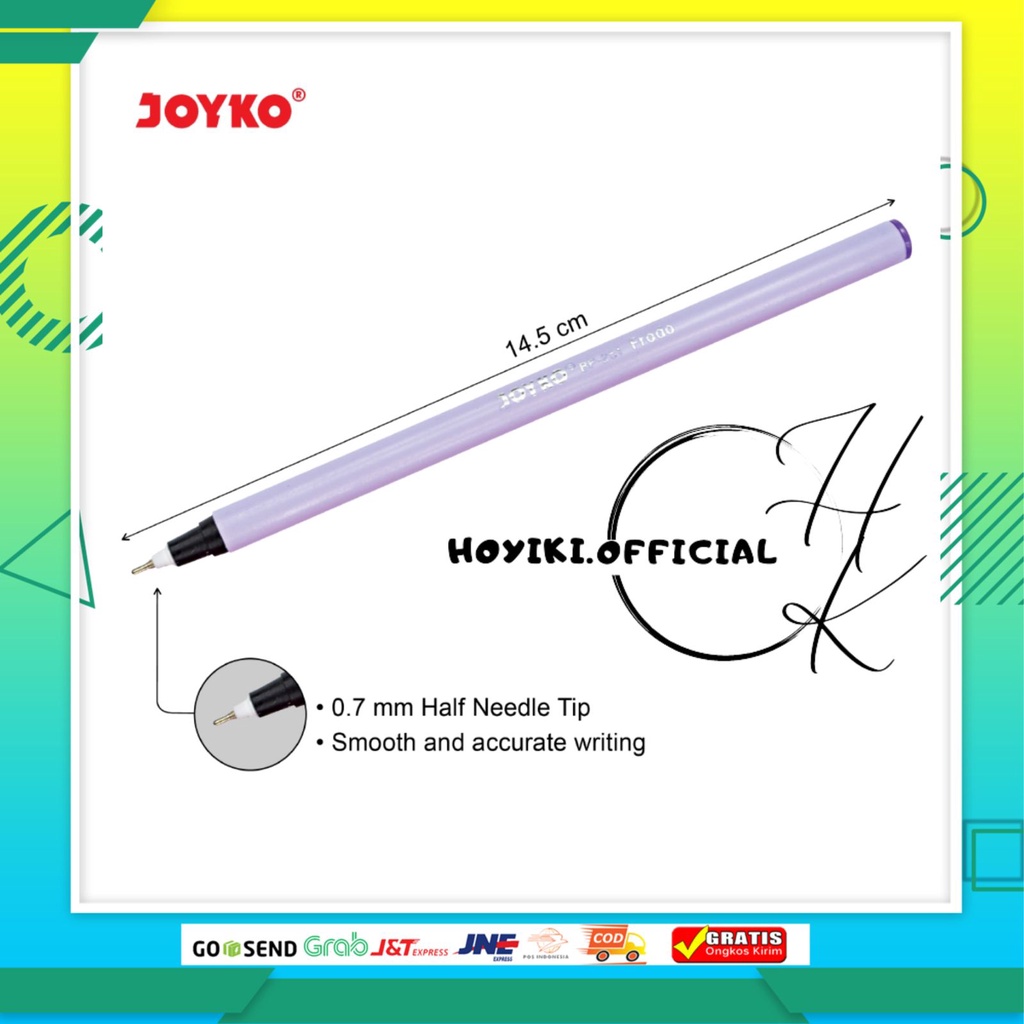 

JOYKO Ball Pen Pulpen Pena Joyko BP-251 Frodo 0.7 mm Perpcs