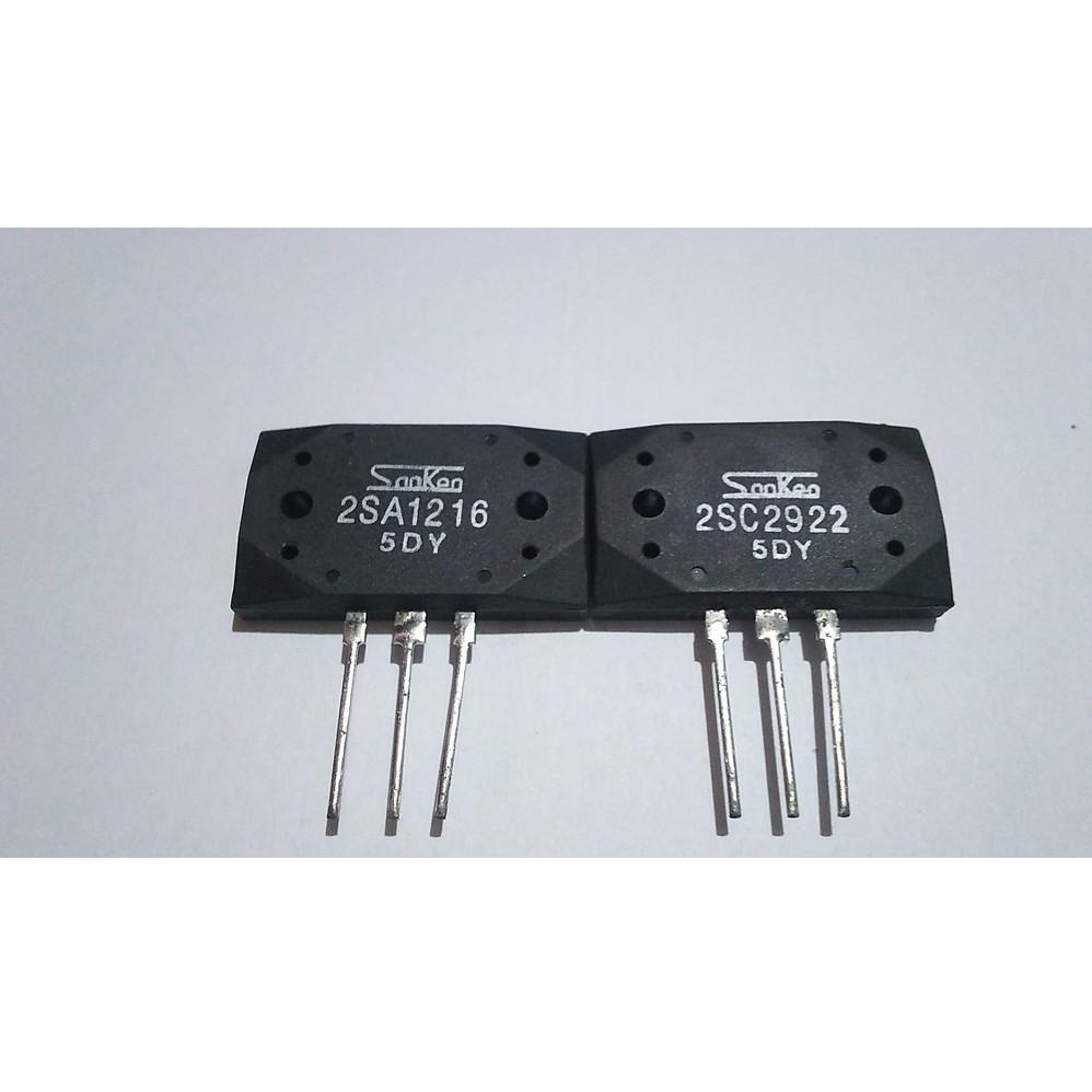 Diskon TR SANKEN 5DY 2SC2922 2SA1216 C2922 A1216 TRANSISTOR POWER 1 SET/PASANG RB48 ・