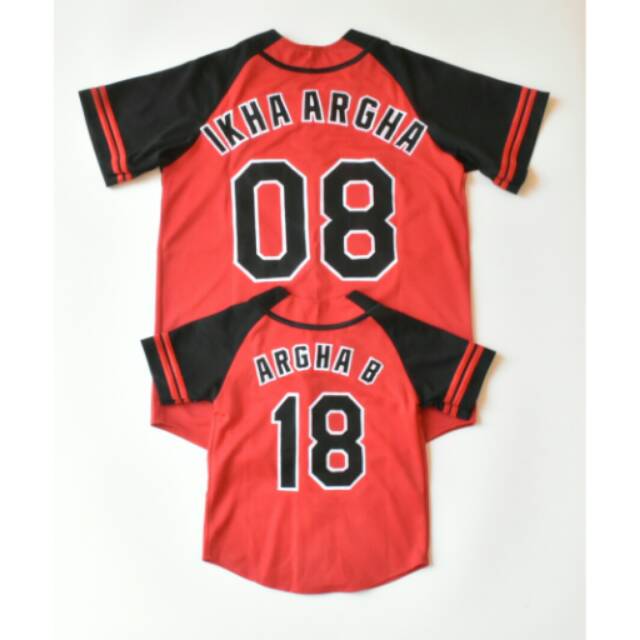 Jersey Baseball Anak /Jersey Baseball Couple/Jersey Baseball Polos /Jersey Baseball Big size /Jumbo