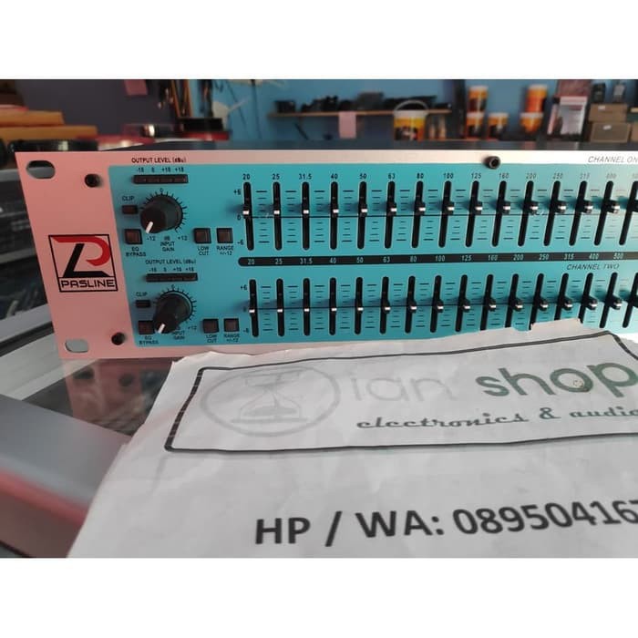 Equalizer PassLine PL-231 dual 31 Chanel plus Subwoofer
