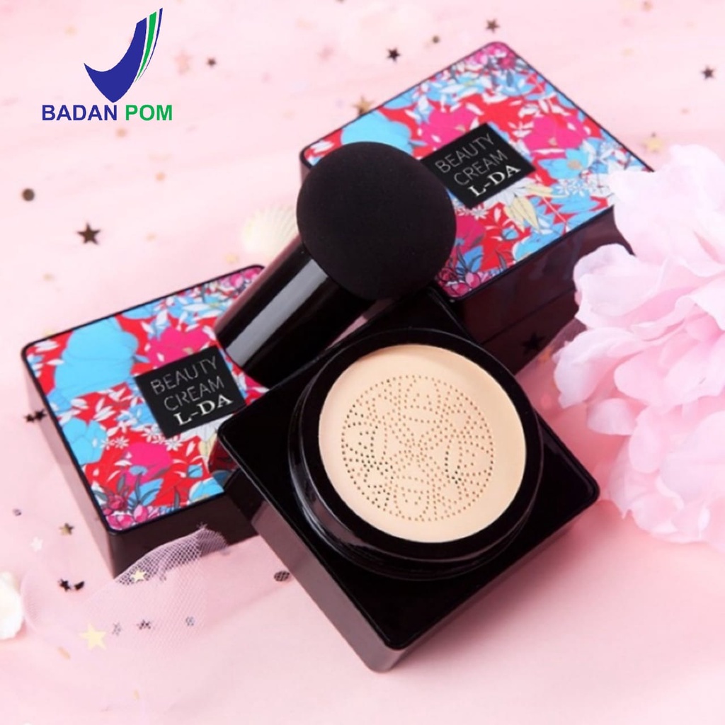 [BPOM] L-DA BB CUSHION WHITENING BEAUTY CREAM WATERPROOF BEDAK CUSHION