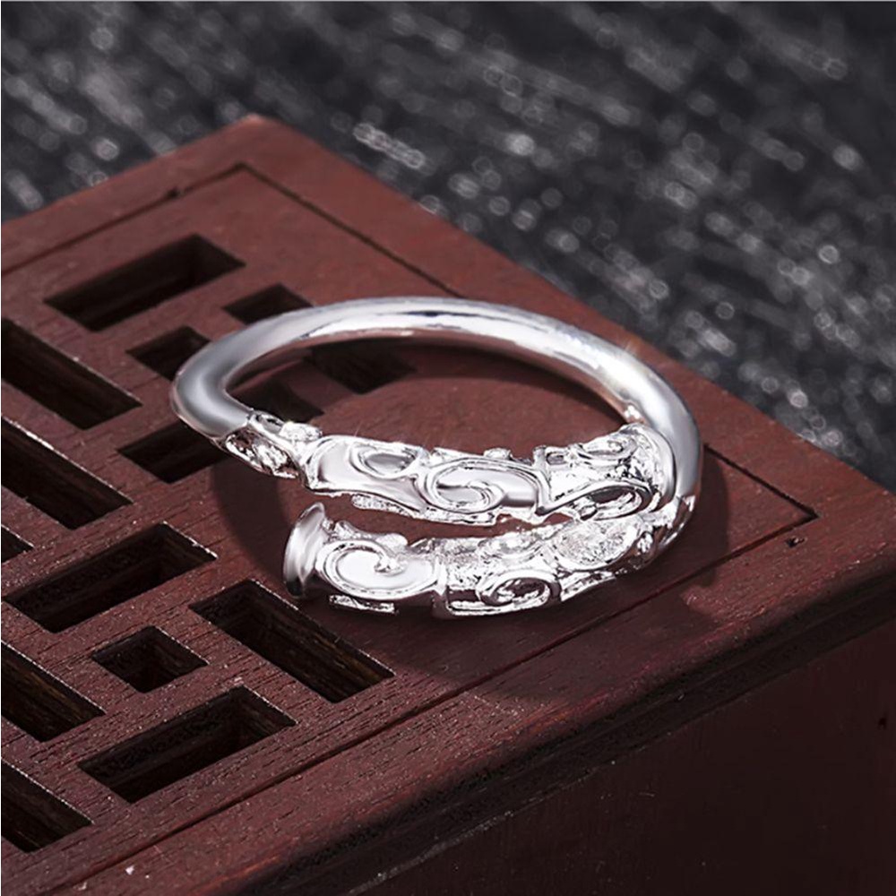 R-flower Retro Ring Hot Trendy Incantation Stik