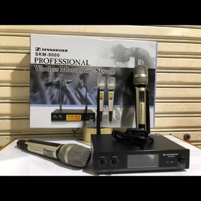 Mic wireless Sennheiser SKM9000(2 mic pegang)