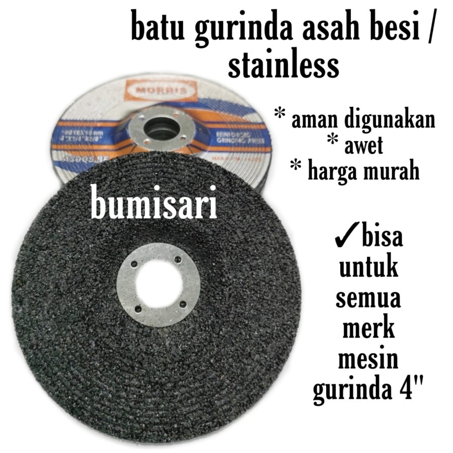 Batu gurinda poles / asah 4&quot; x 6 mm - Morris grinding wheel