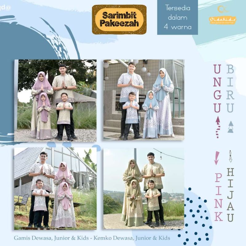 READY☑️ SARIMBIT PAKEEZAH BY OIDOKIDS