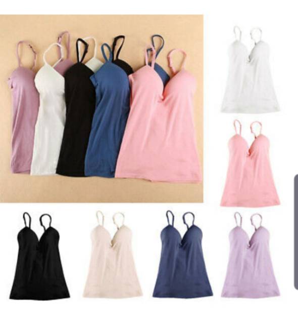 Tanktop Bra Kamisol dengan CUP bra-5
